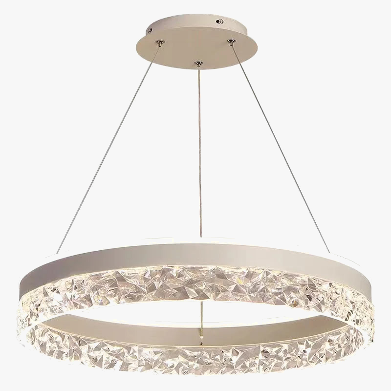 Lustre rond LED circulaire simple avec télécommande décorative