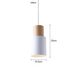 Lampe Led Suspendue Cylindrique Gemira Blanc / Chaude Luminaire Chambre