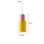 Lampe Led Suspendue Cylindrique Gemira Jaune / Chaude Luminaire Chambre