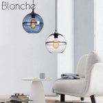 Lampe Led Suspendue En Verre Hang Luminaire Chambre