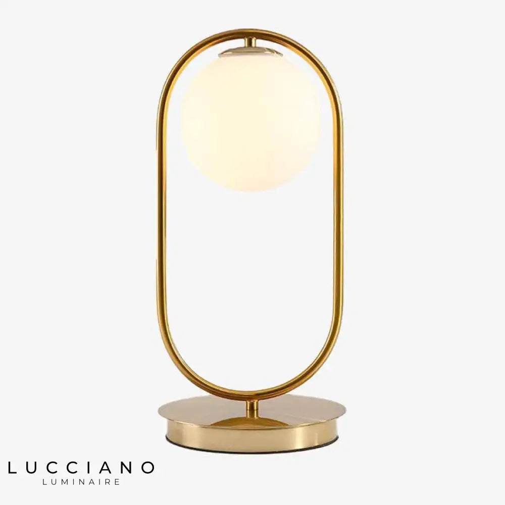 Lampe Métal Doré Et Verre Design A Luminaire Chambre