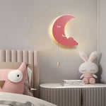 Lampe Murale Élégante Design Led Sans Fil Rose-A30 25 5Cm / Lumière Chaude Applique Murale Chambre