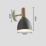 Lampe Murale En Bois Moderne Gris / Sans Ampoule Applique Murale Chambre