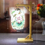 Lampe Potence Bois Style Chinois C Luminaire Chambre