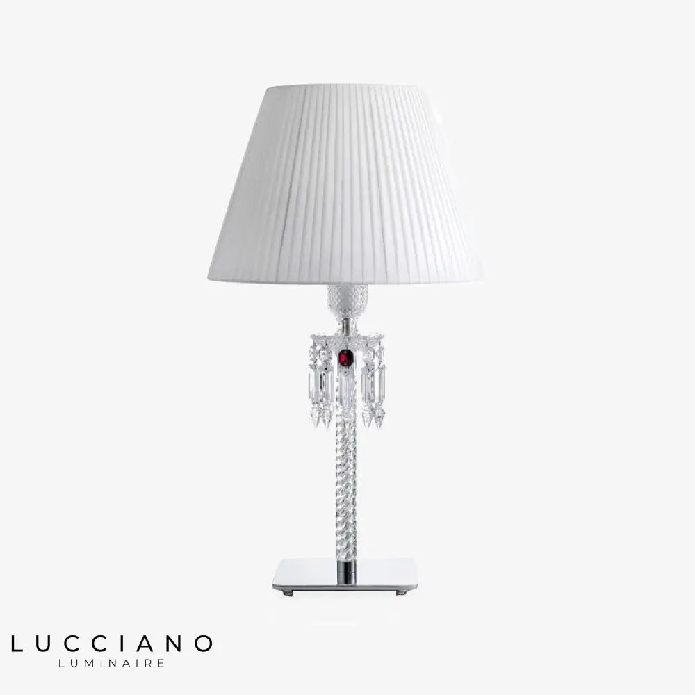 Lampe Rétro Led Abat-Jour Cristal Luminaire Chambre