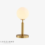 Lampe Ronde Dorée Ivy Luminaire Chambre