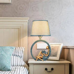 Lampe Sculpture Led Avec Abat-Jour Tissu Luminaire Chambre