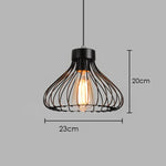 Lampe Suspendue Industrielle En Cage Luminaire Chambre