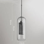 Lampe Suspendue Verre Doré Led L Luminaire Chambre