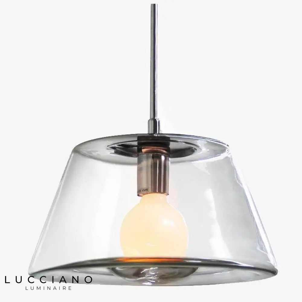 Lampe Triangle En Verre Led Luminaire Cuivre