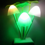 Lampe veilleuse colorée en forme de champignon