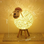 Lampe veilleuse en forme de mouton féerique