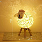 Lampe veilleuse en forme de mouton féerique