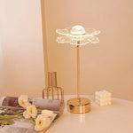 Lampe Vintage Led Métal Doré Luminaire Chambre