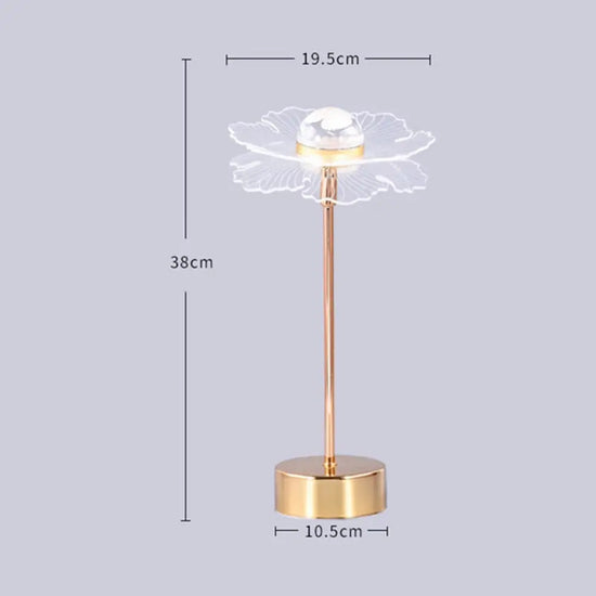 Lampe Vintage Led Métal Doré Luminaire Chambre