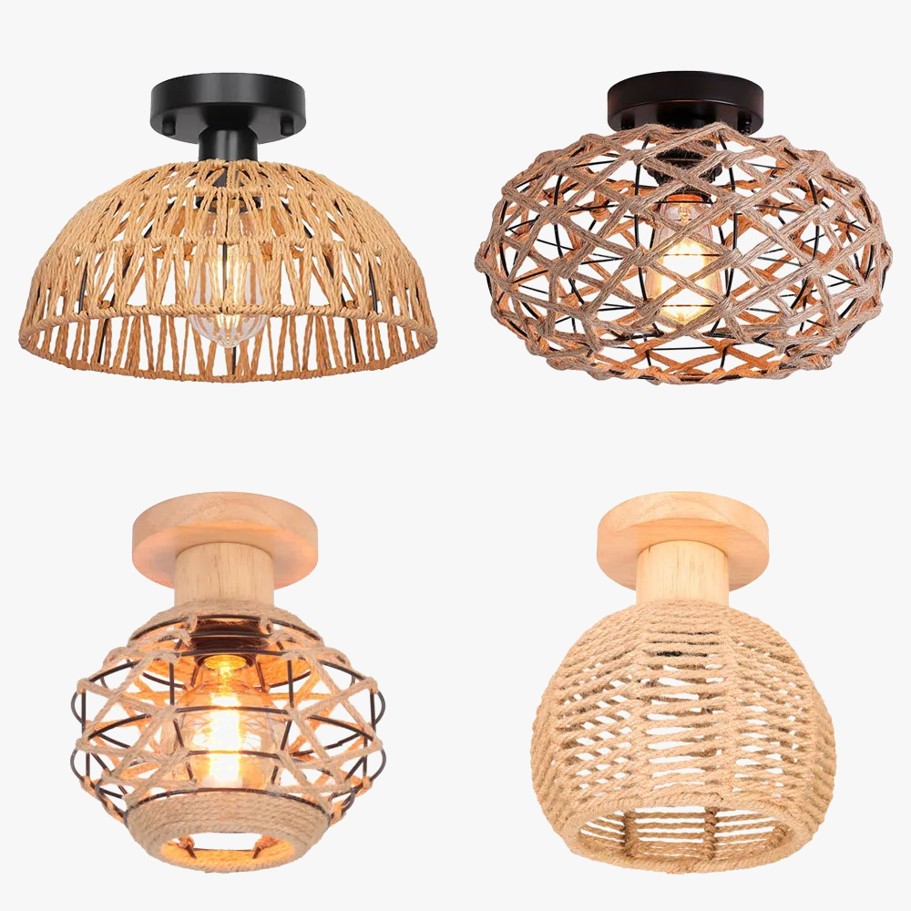 Suspension vintage industrielle artisanale