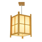 Lanterne Led Japonaise En Bois Luminaire Chambre