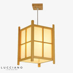 Lanterne Led Japonaise En Bois Luminaire Chambre