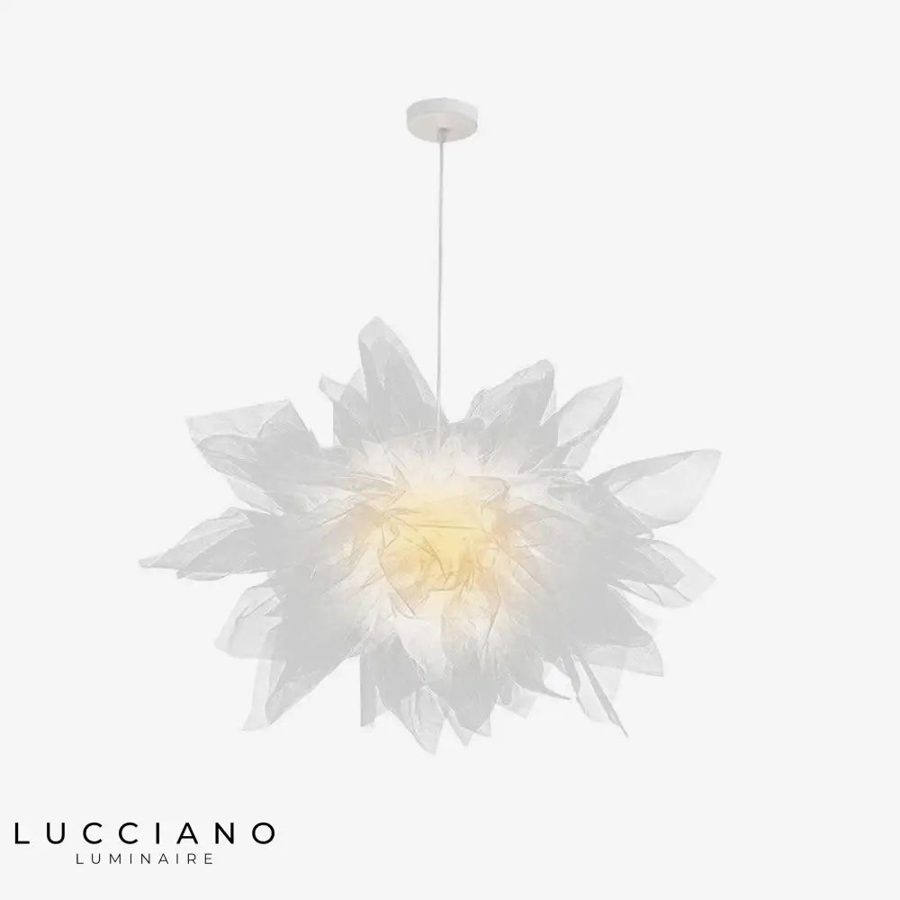 Led Avec Fleur En Tissu Suspendue Luminaire Chambre