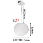 Led Bulle Blanche Design Italien S Luminaire Chambre