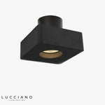 Led Carré Design Aubenas A - Noir / Chaude Luminaire Chambre