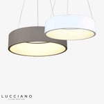 Led Circle Minimalist Pendant Light Luminaire Chambre