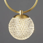 Led Crystal Ball Pendant Light Luminaire Chambre