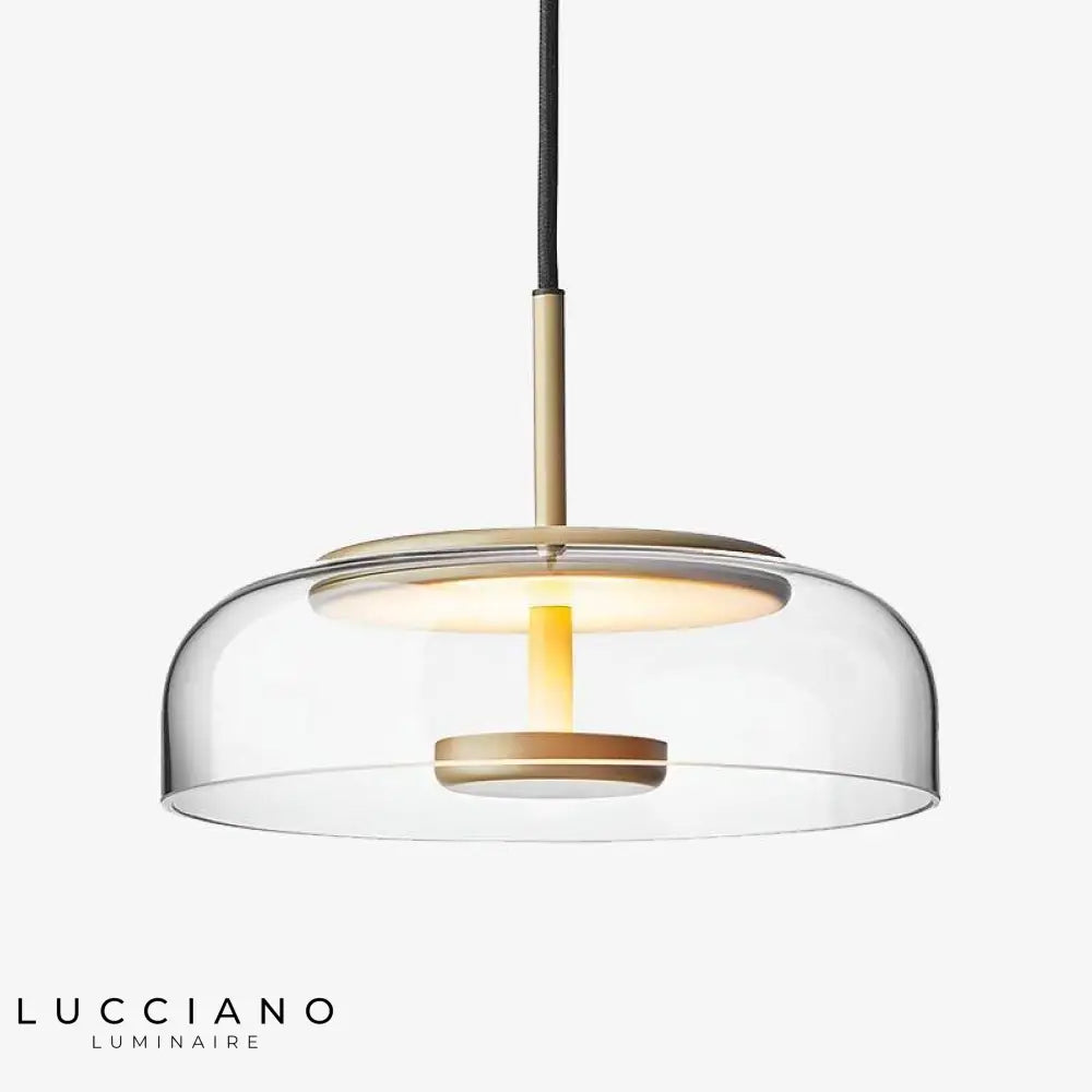 Led Design Suspension Avec Verre Clair Luminaire Chambre