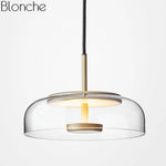 Led Design Suspension Avec Verre Clair Luminaire Chambre