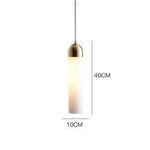 Led Design Suspension Cylindrique Verre Coloré Blanc Luminaire Chambre