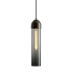 Led Design Suspension Cylindrique Verre Coloré Luminaire Chambre