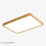 Led En Bois Stylisé Plafonnier Luminaire Chambre