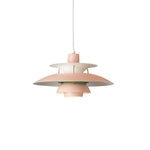 Led Industrielle Colorée Métal Barnaby A - Rose / D50Cm Luminaire Chambre