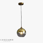 Led Loft Suspension Verre Fumé Luminaire Chambre