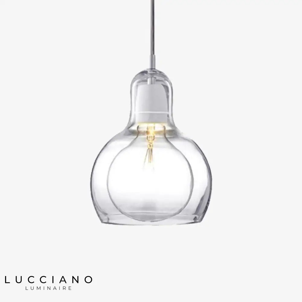 Led Loft Verre Suspension Design Transparent / S Luminaire Chambre