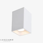 Led Moderne Métallique Cubique Elma 12W - 3000K / Blanc Luminaire Chambre