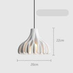 Led Résine Colorée Nordic Suspension Blanc Luminaire Chambre