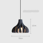 Led Résine Colorée Nordic Suspension Gris Luminaire Chambre