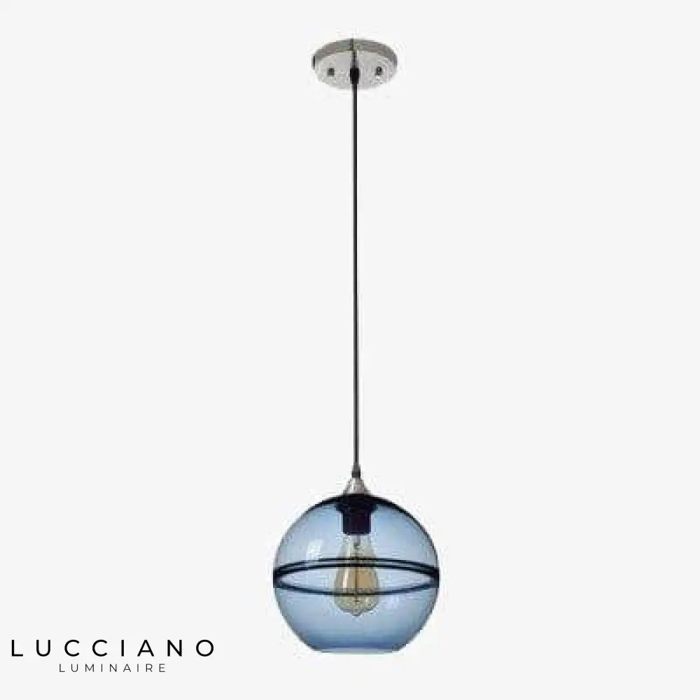 Led Suspension Minimaliste En Verre Loft Luminaire Chambre