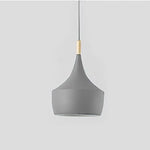 Led Suspension Moderne Alda Colorée B - Gris Luminaire Chambre