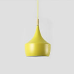 Led Suspension Moderne Alda Colorée B - Jaune Luminaire Chambre