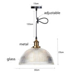 Led Vintage Suspension En Verre Bertha D Luminaire Chambre