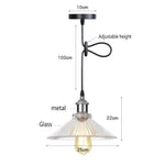 Led Vintage Suspension En Verre Bertha I Luminaire Chambre