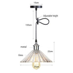 Led Vintage Suspension En Verre Bertha J Luminaire Chambre