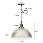 Led Vintage Suspension En Verre Bertha L Luminaire Chambre