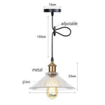 Led Vintage Suspension En Verre Bertha Luminaire Chambre