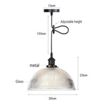 Led Vintage Suspension En Verre Bertha P Luminaire Chambre