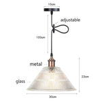 Led Vintage Suspension En Verre Bertha S Luminaire Chambre