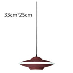 Led Volante Soucoupe Colorée Rouge - A Luminaire Chambre