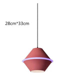 Led Volante Soucoupe Colorée Rouge - B Luminaire Chambre